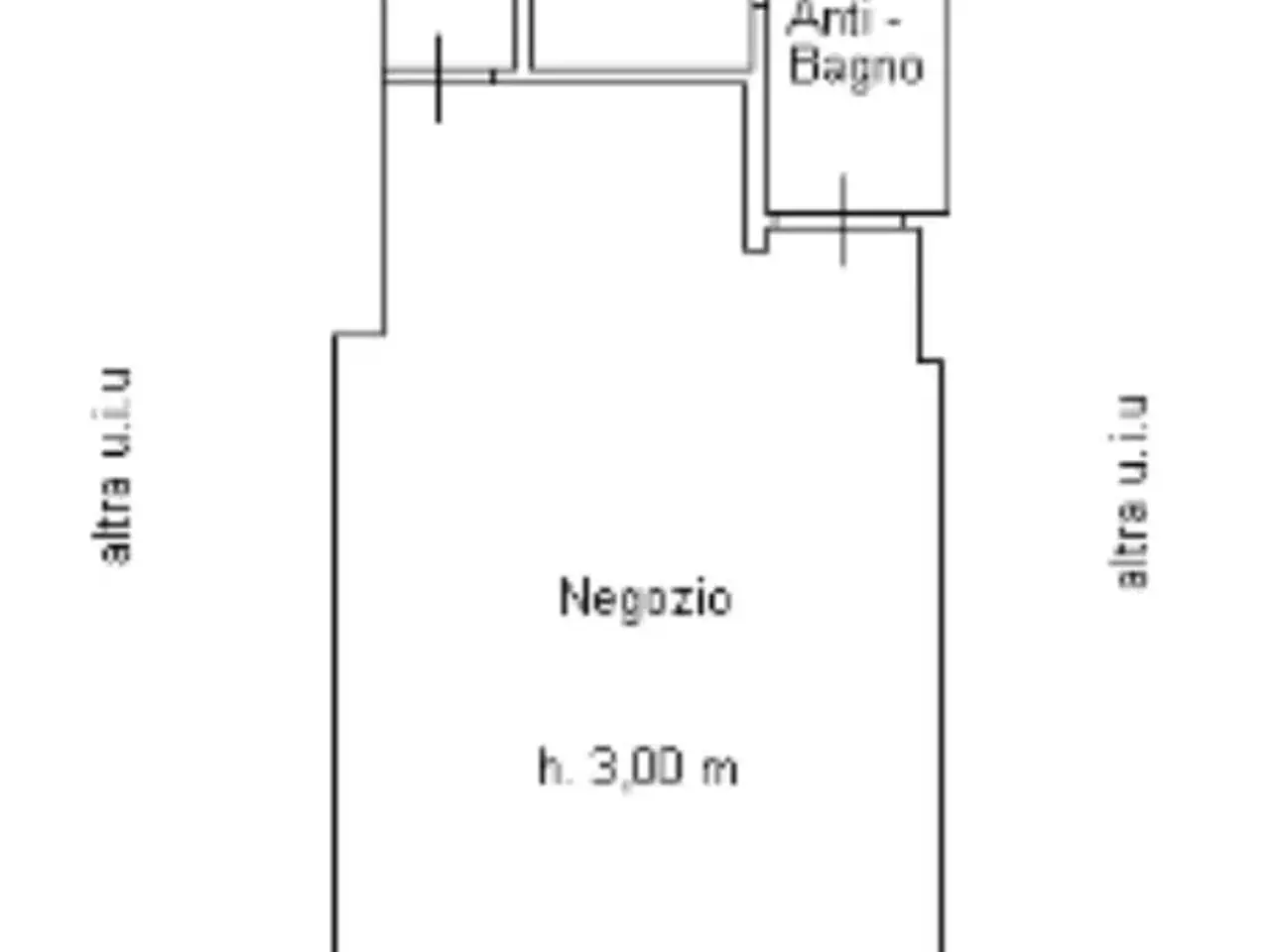 Negozio in Via S. Michele degli Scalzi, Pisa, {3} - Planimetria 1