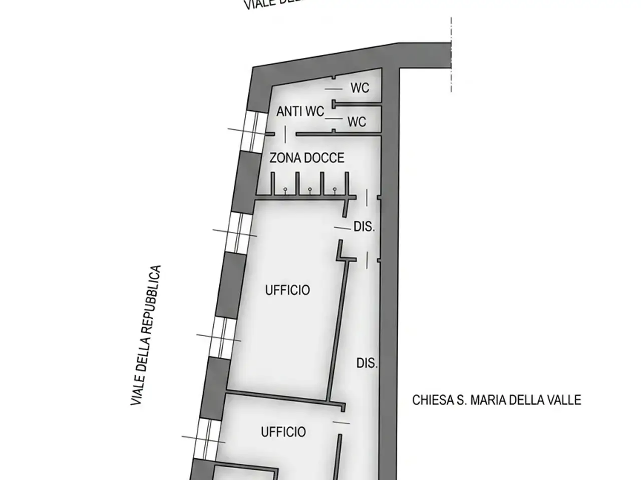 Ufficio in Viale della Repubblica, Subiaco, {3} - Planimetria 1