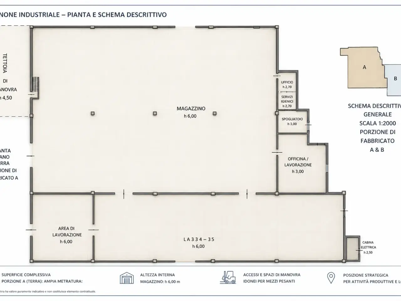 Capannone in Via Scanzana 435, Zimella, {3} - Planimetria 1