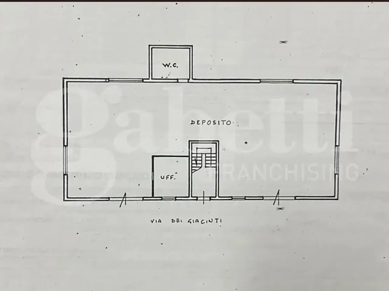 Magazzino in Via dei Giacinti  28, Catania, {3} - Planimetria 1