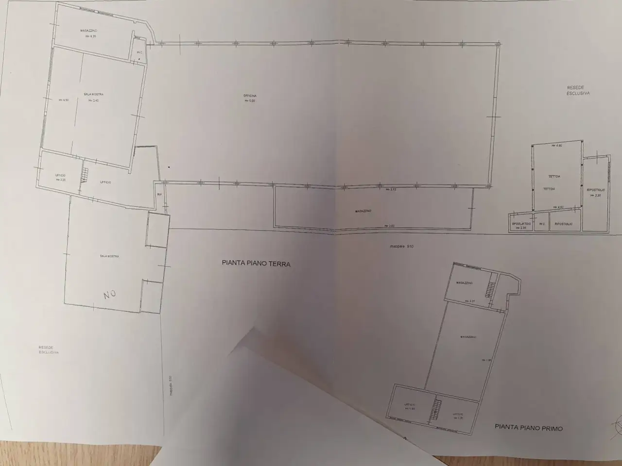 Esercizio commerciale in Via Romana 1000, Lucca, {3} - Planimetria 1
