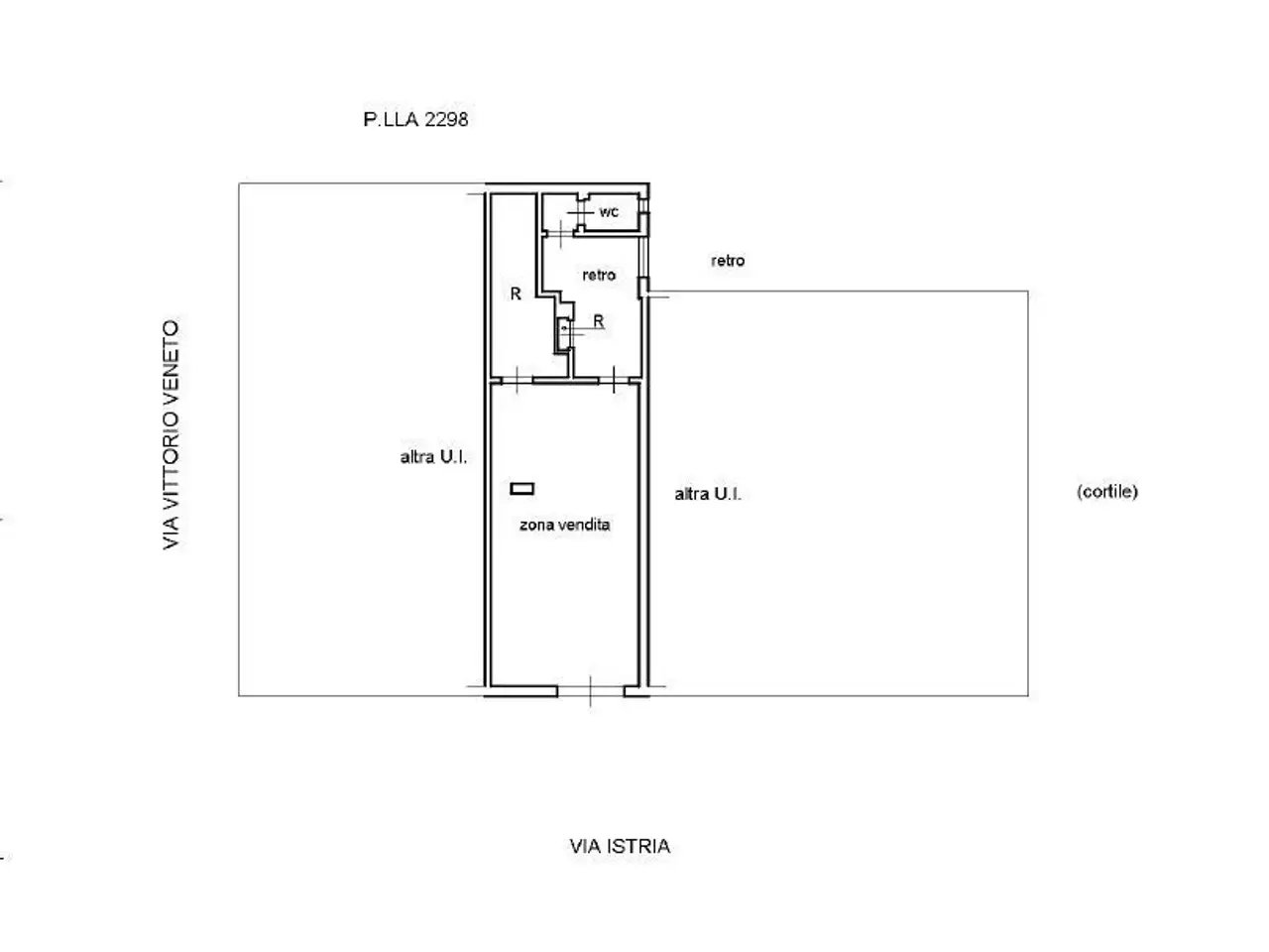 Negozio in Via Istria , Trani, {3} - Planimetria 1