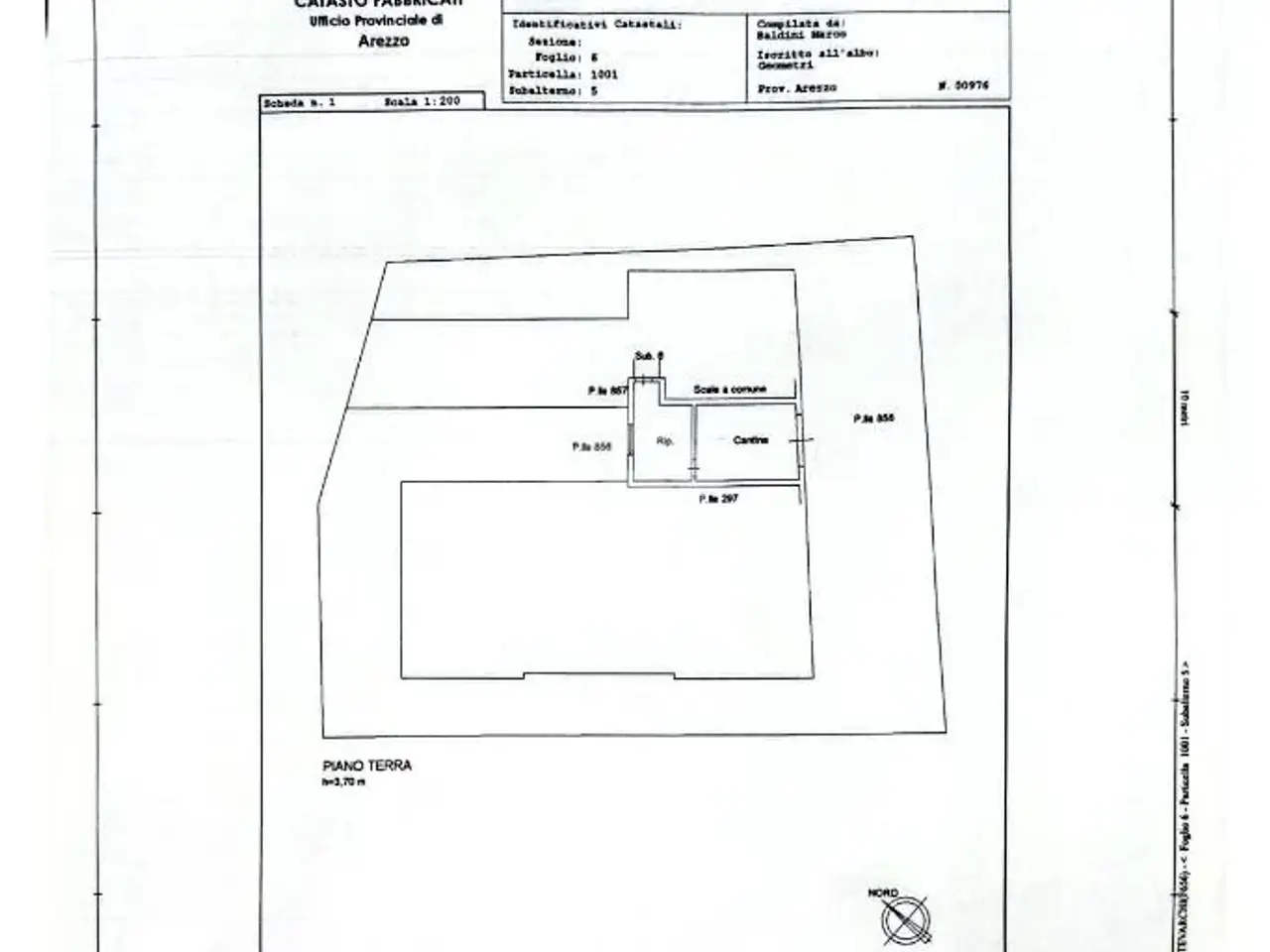 Magazzino in Via Piave 34, Montevarchi, {3} - Planimetria 1