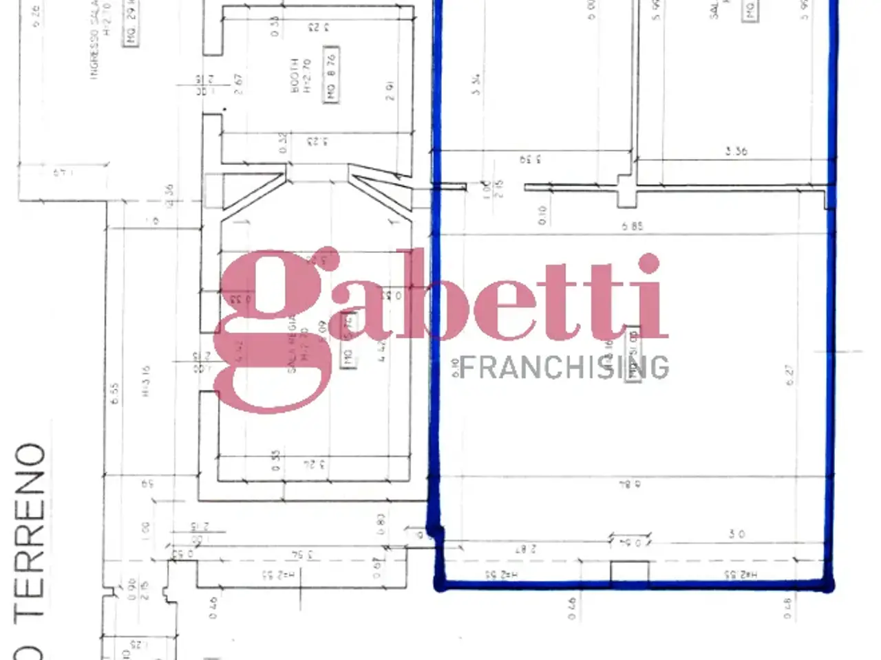 Ufficio in Via Pian dei Carpini 1, Firenze, {3} - Planimetria 1