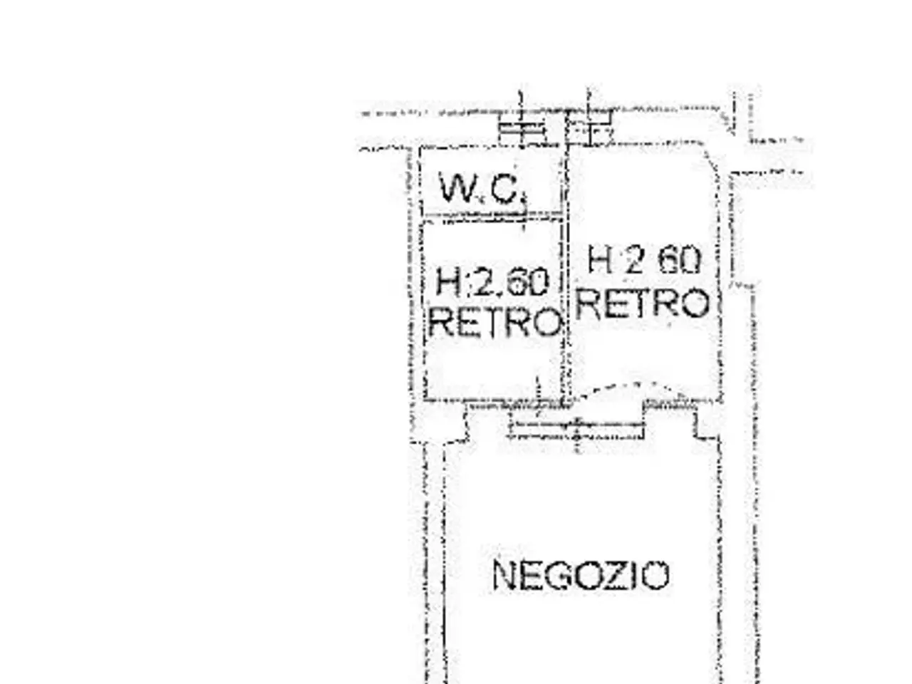 Negozio in Corso del Popolo, Monfalcone, {3} - Planimetria 1