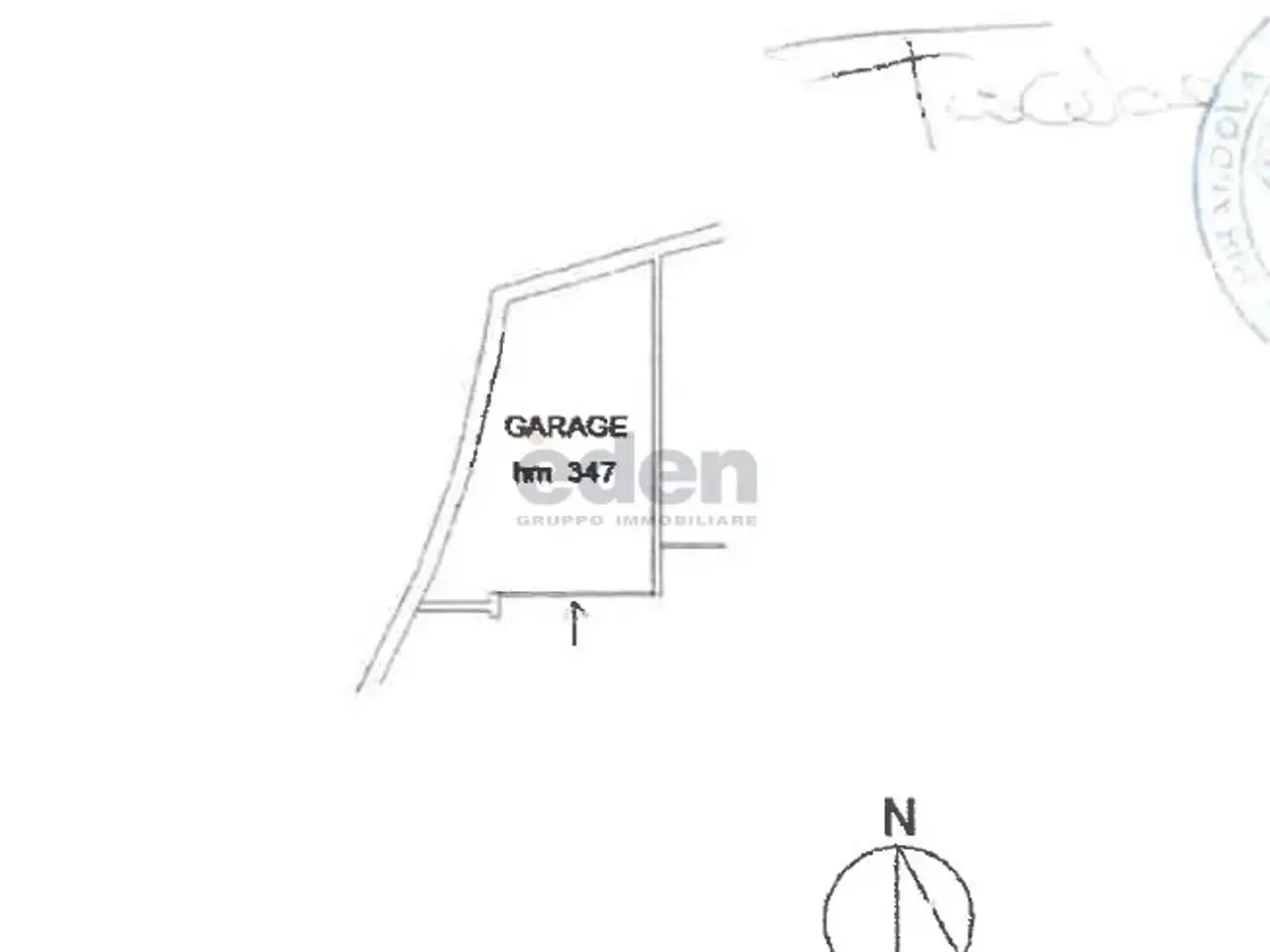 Parcheggio chiuso in Viale a. Tassoni 4, Modena, {3} - Planimetria 1