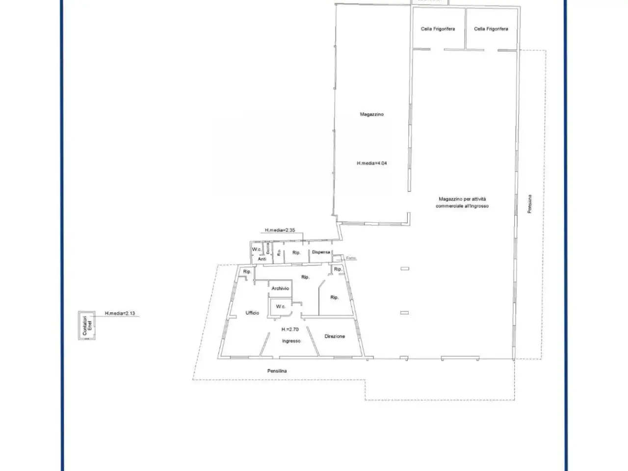 Azienda agricola in Via Selve 9, Bellaria-Igea Marina, {3} - Planimetria 1