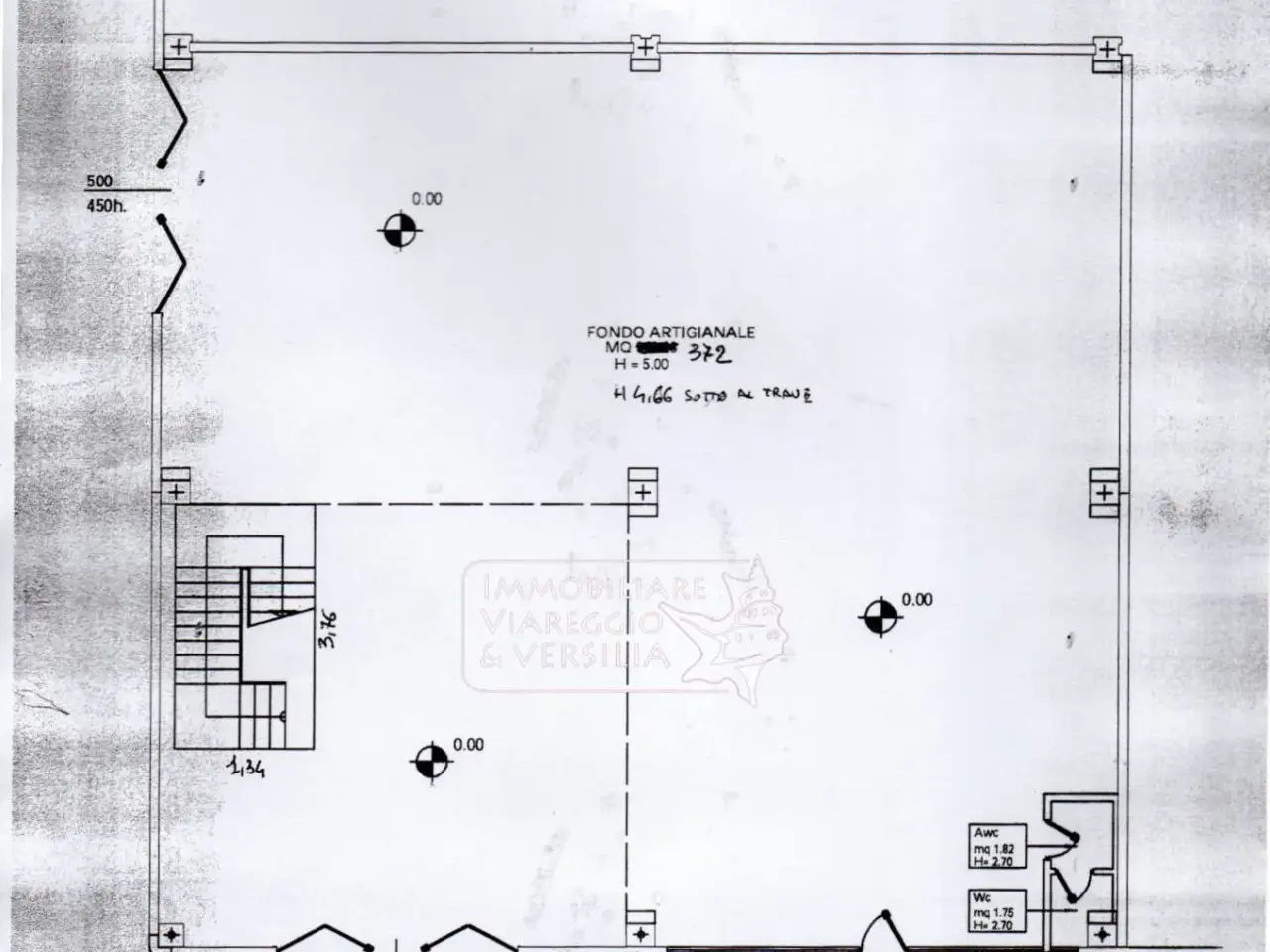 Magazzino in Via Libeccio 100, Viareggio, {3} - Planimetria 1