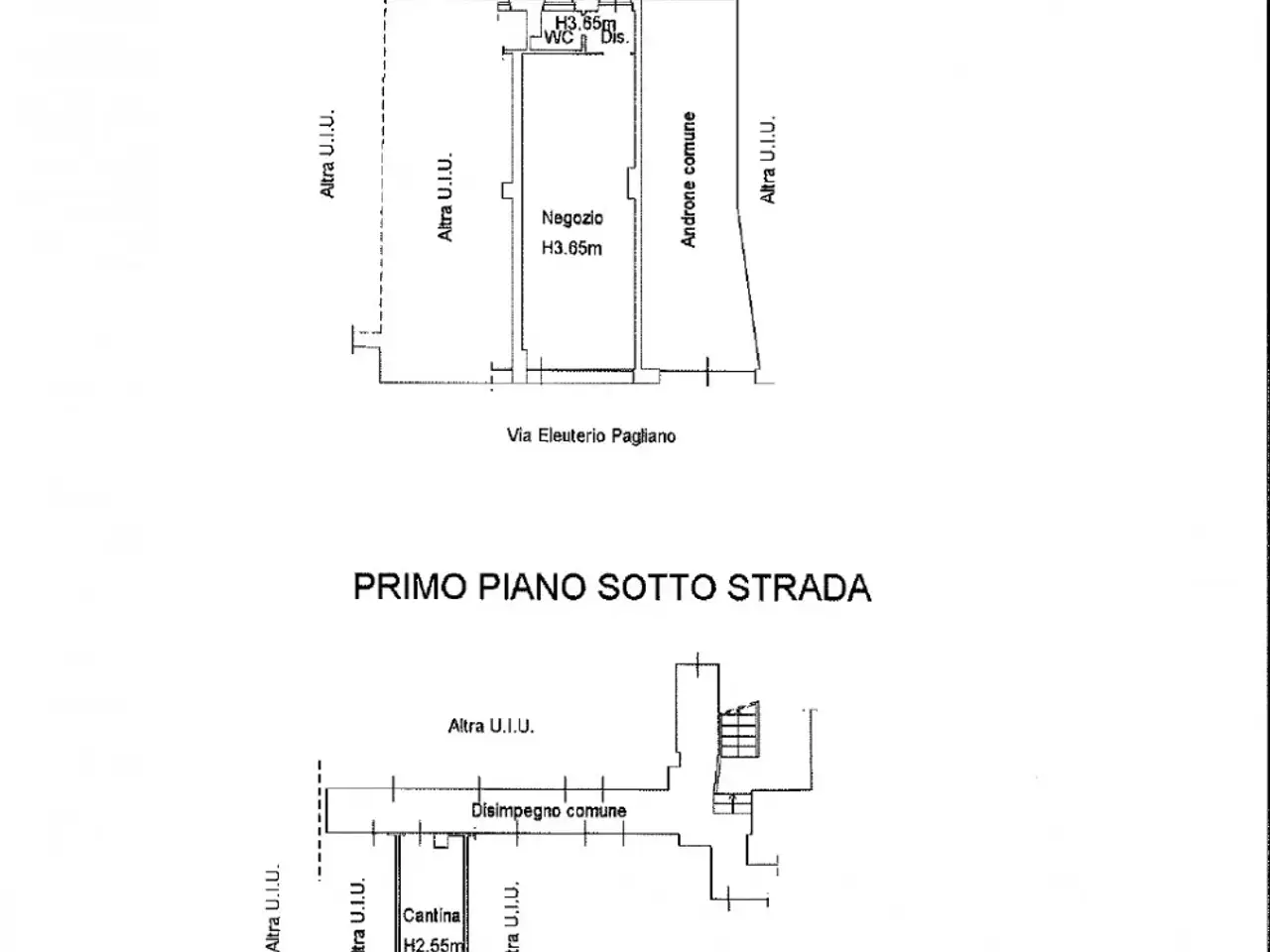 Negozio in Via Eleuterio Pagliano  21, Casale Monferrato, {3} - Planimetria 1