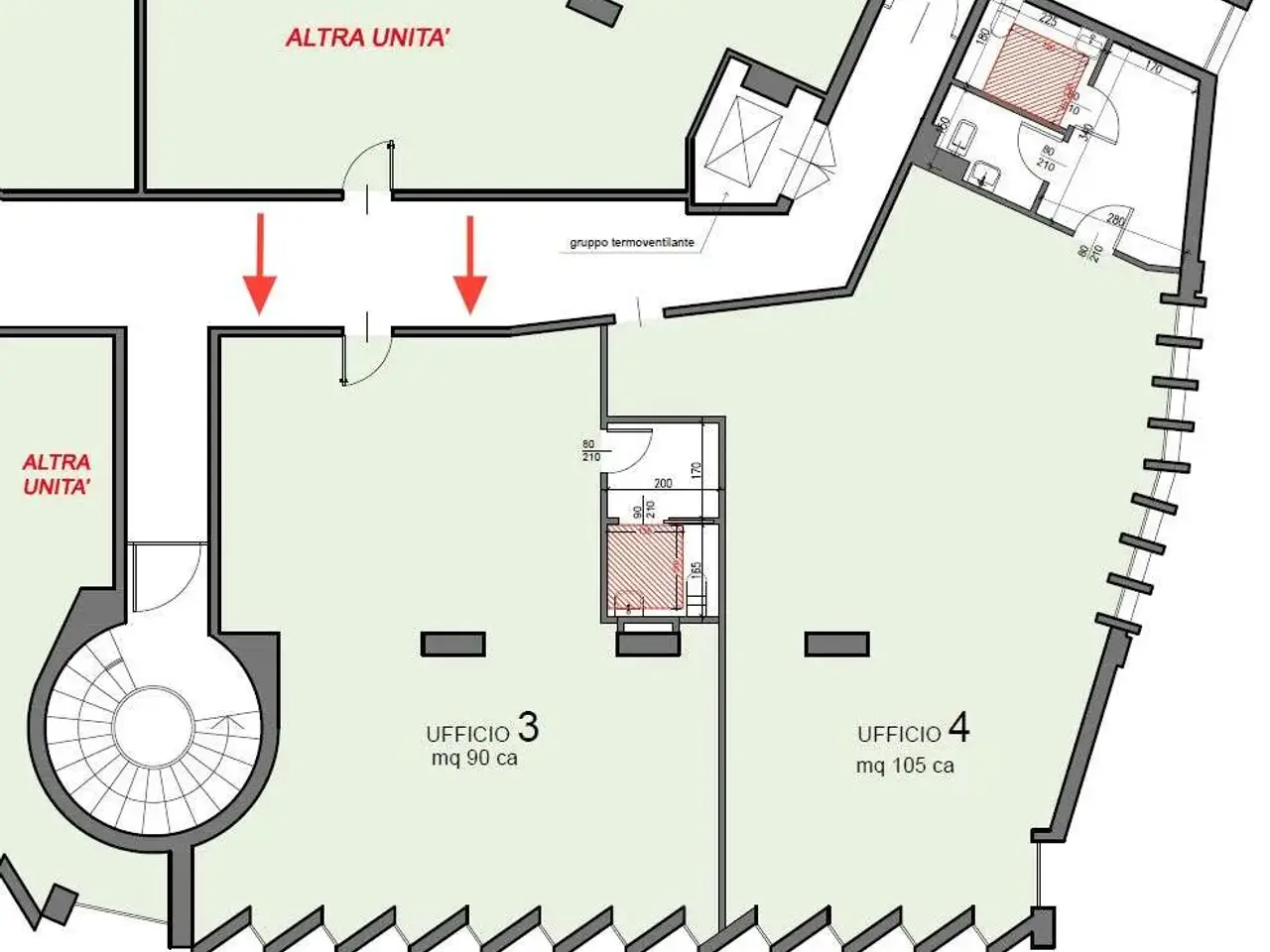 Ufficio in Piazza Garibaldi, Cantu', {3} - Planimetria 1