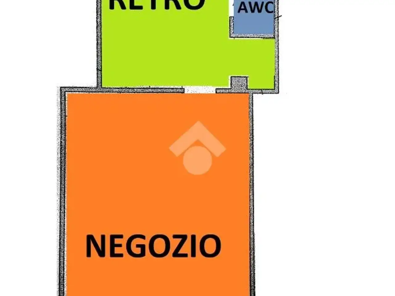 Negozio in Via Galileo Galilei 73, Alessandria, {3} - Planimetria 1