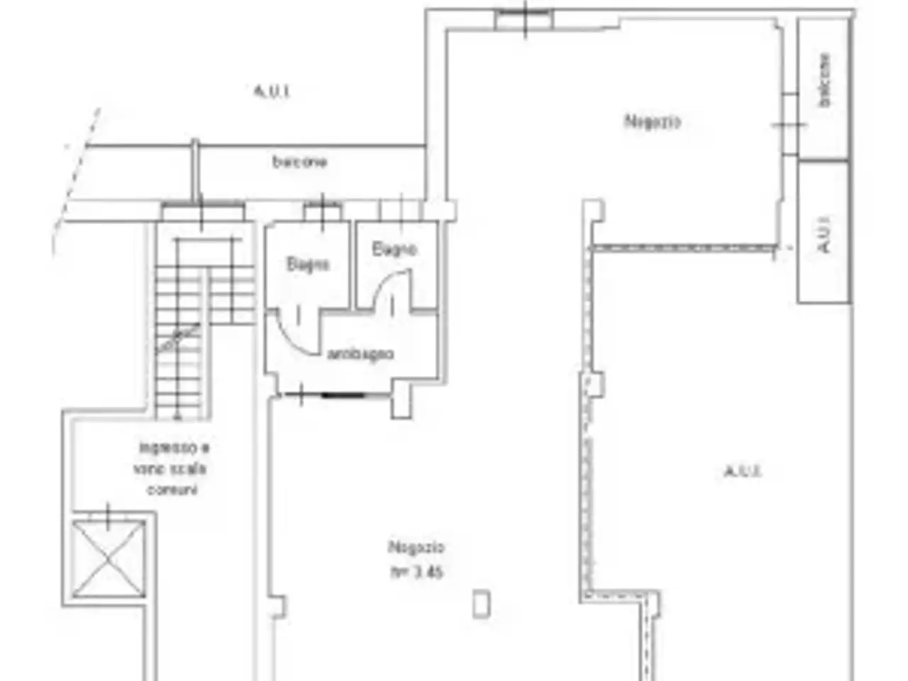 Negozio in Via Massimo d'Azeglio 48, Lumezzane, {3} - Planimetria 1