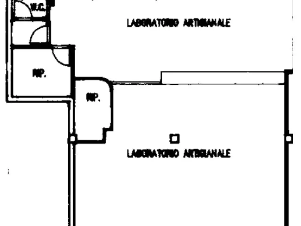 Laboratorio in Via Adua 24, Reggio Emilia, {3} - Planimetria 1