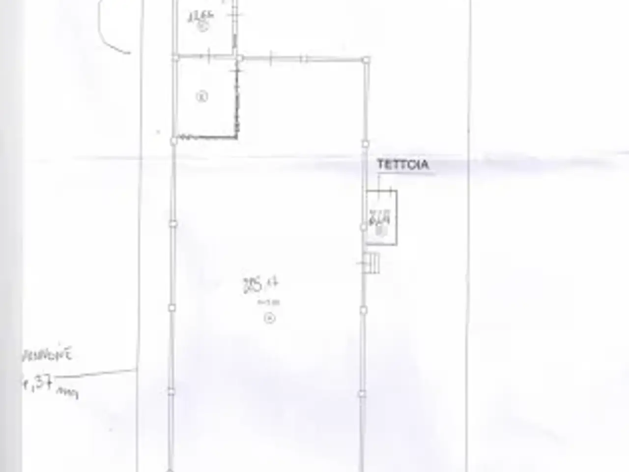 Capannone in Via Villa Fontana, Capannori, {3} - Planimetria 1