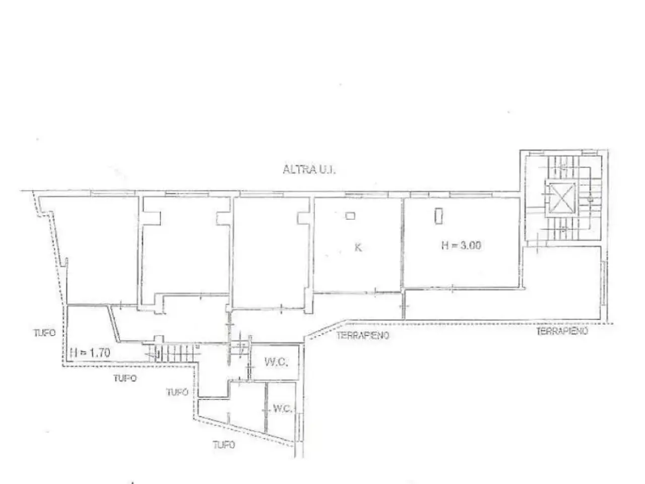 Ufficio in Via Posillipo 382, Napoli, {3} - Planimetria 1