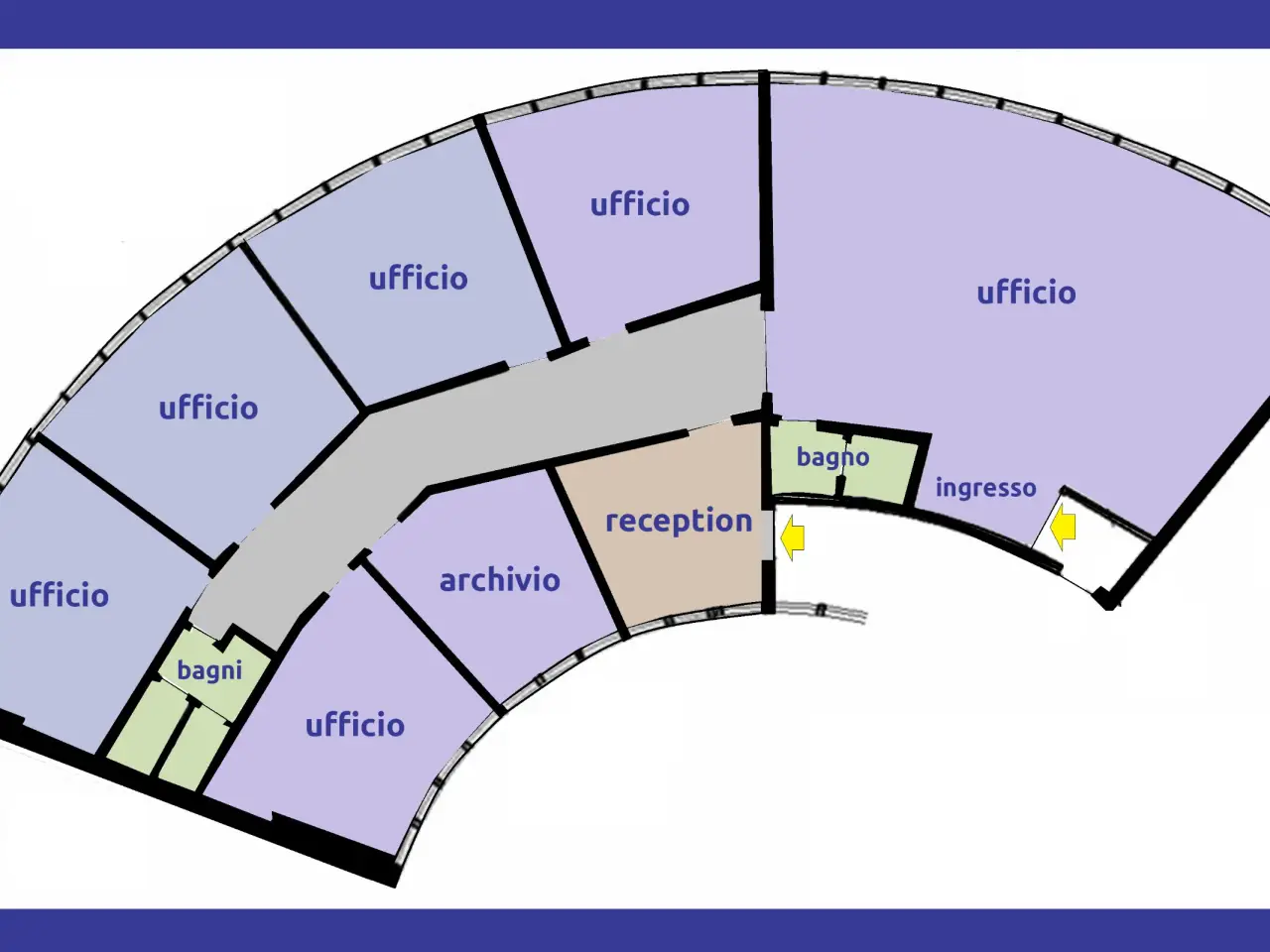 Ufficio in Via dei Frassini 23, Vicenza, {3} - Planimetria 1