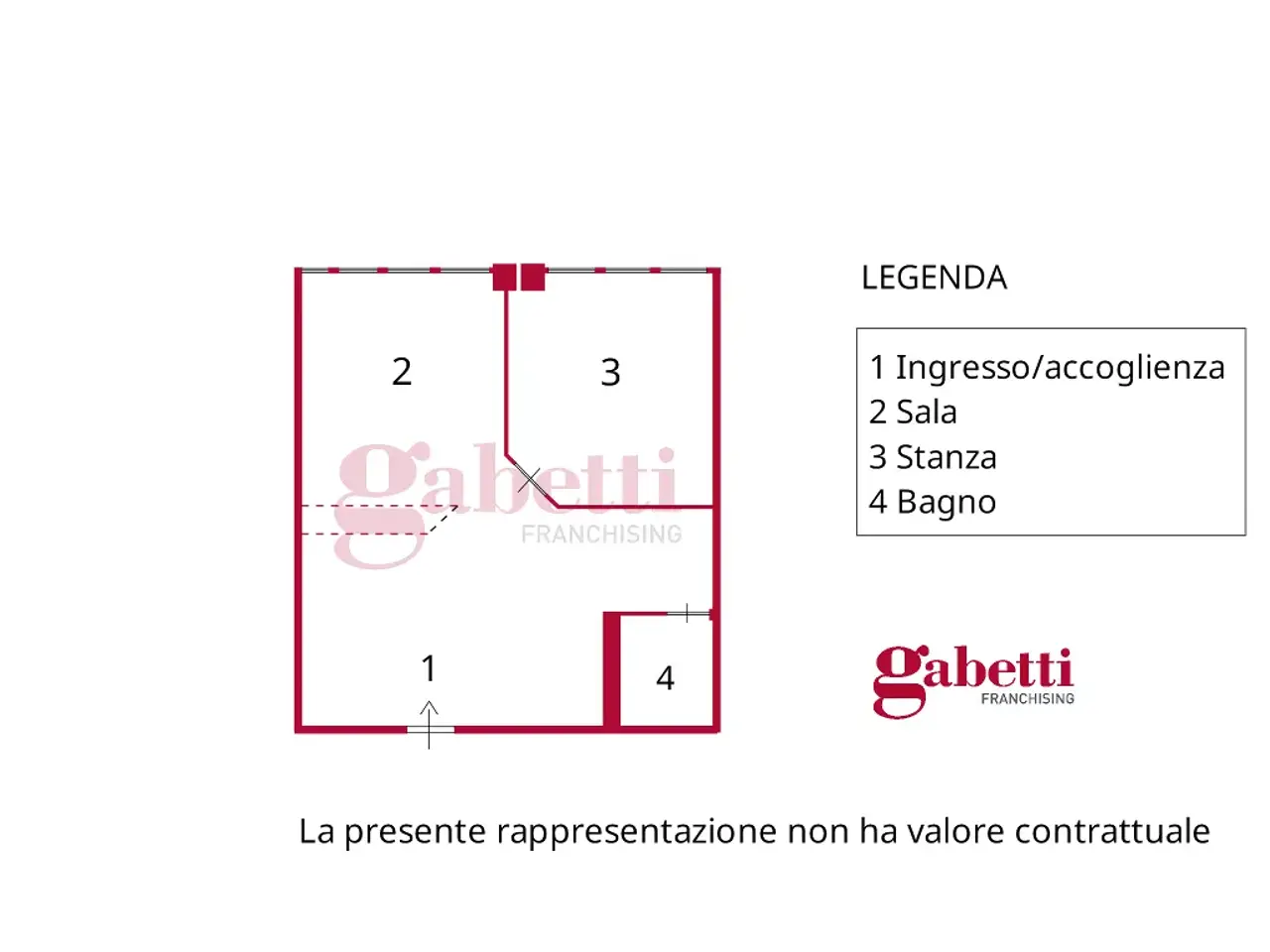 Ufficio in Via San Leonardo, Salerno, {3} - Planimetria 1