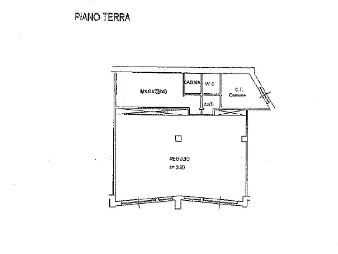 Locale commerciale in Sp146, Montepulciano, {3} - Planimetria 1