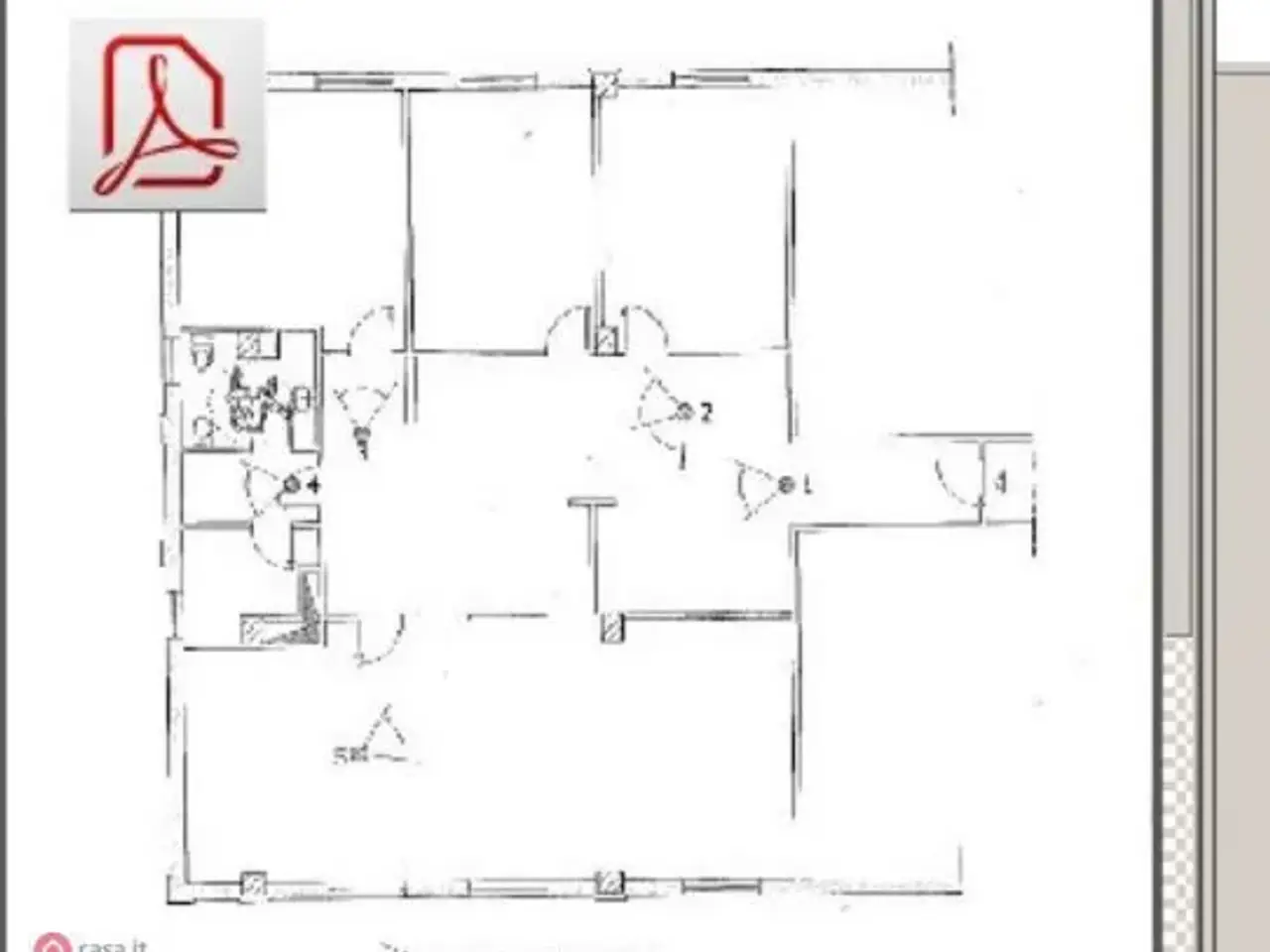 Ufficio in Via Circonvallazione N-E, Sassuolo, {3} - Planimetria 1
