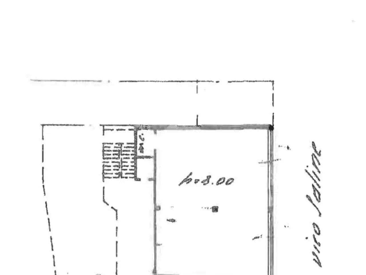 Negozio in Vico Saline, Chiavari, {3} - Planimetria 1