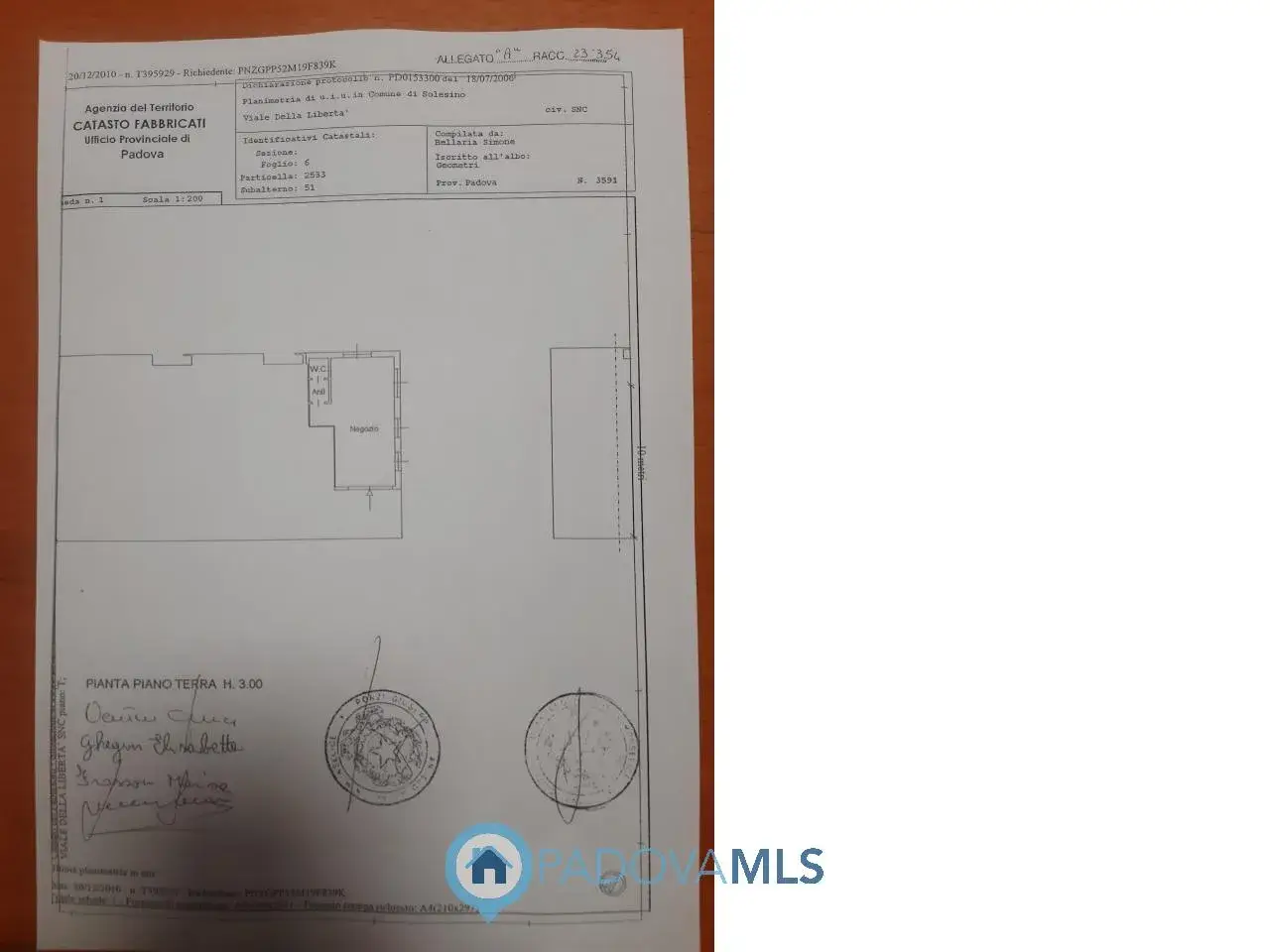 Esercizio commerciale in , Solesino, {3} - Planimetria 1