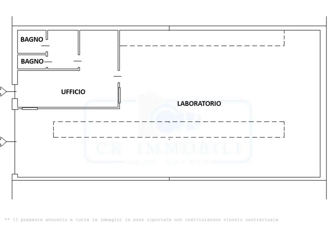 Palazzina commerciale in Via Raffaello Sanzio 33, Bollate, {3} - Planimetria 1