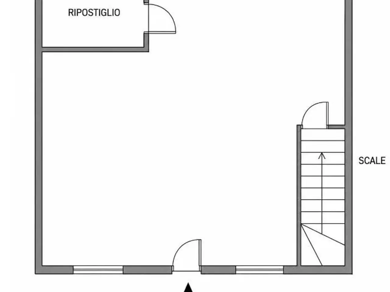 Negozio in Via Castaldini 2, Calderara Di Reno, {3} - Planimetria 1