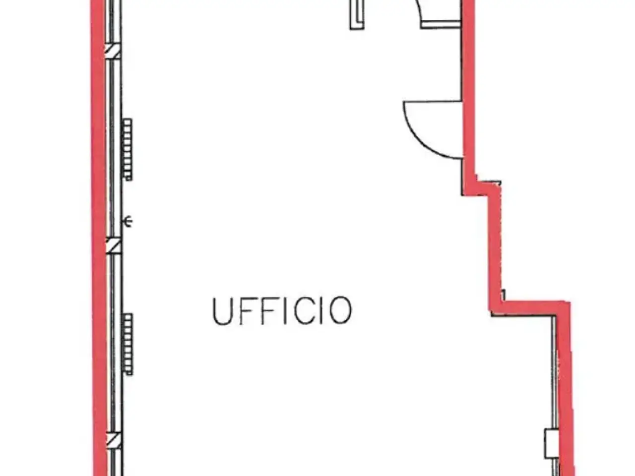 Ufficio in Piazza Caduti di Nassirya, Sant'Angelo Lodigiano, {3} - Planimetria 1