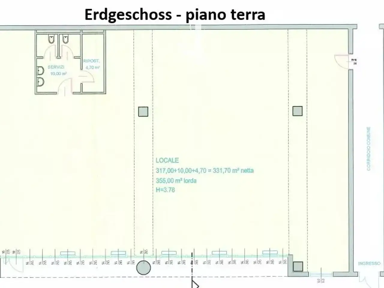 Negozio in Via Castel Firmiano, Bolzano, {3} - Planimetria 1