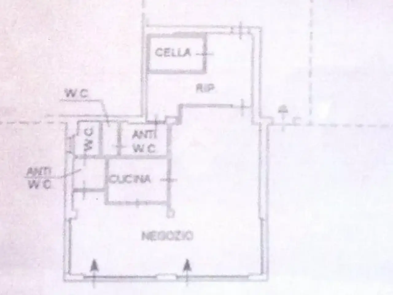 Negozio in Via Sottopassaggio 10, Calcinato, {3} - Planimetria 1