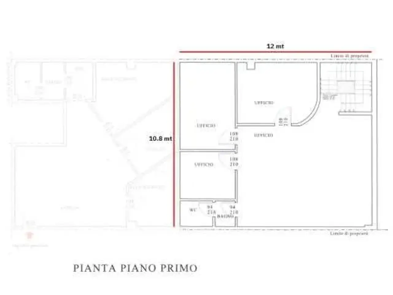 Ufficio in Via della Costituzione, Reggio Emilia, {3} - Planimetria 1