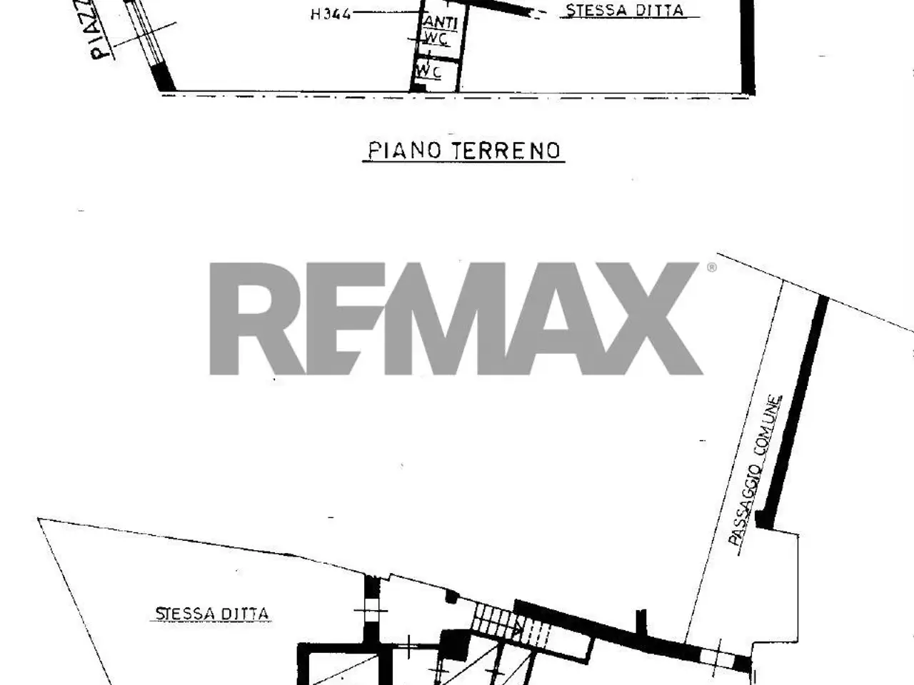 Negozio in Piazza della Libertà 6, Salsomaggiore Terme, {3} - Planimetria 1