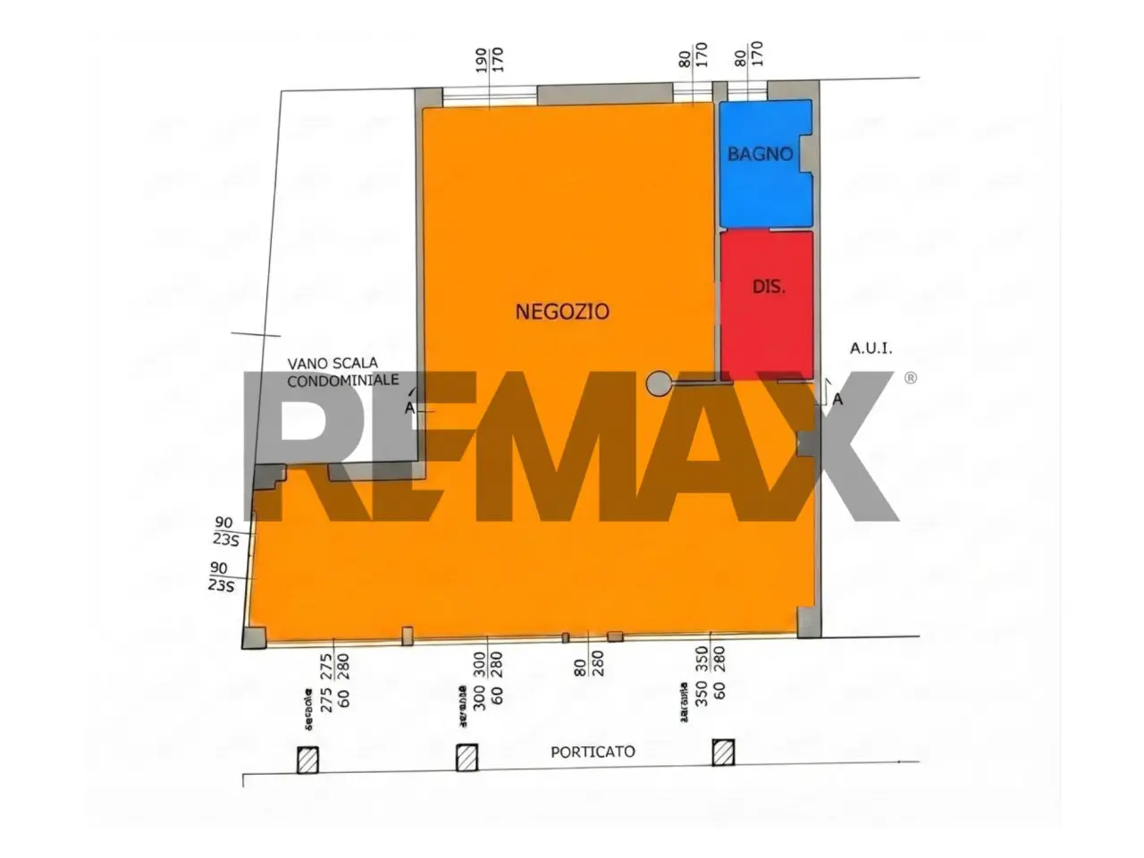 Negozio in Piazza Italia, Magnago, {3} - Planimetria 1