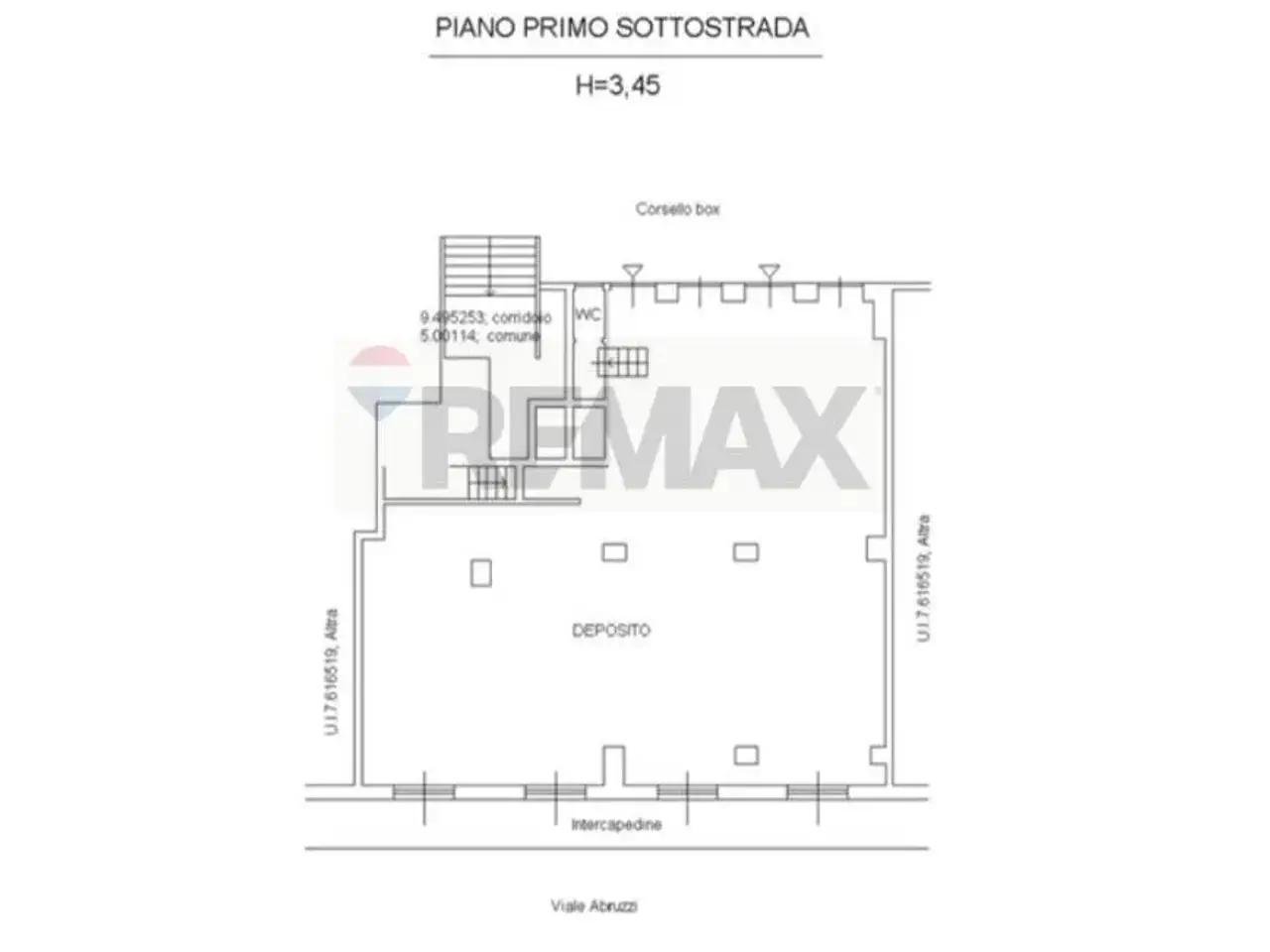 Negozio in , Milano, {3} - Planimetria 1