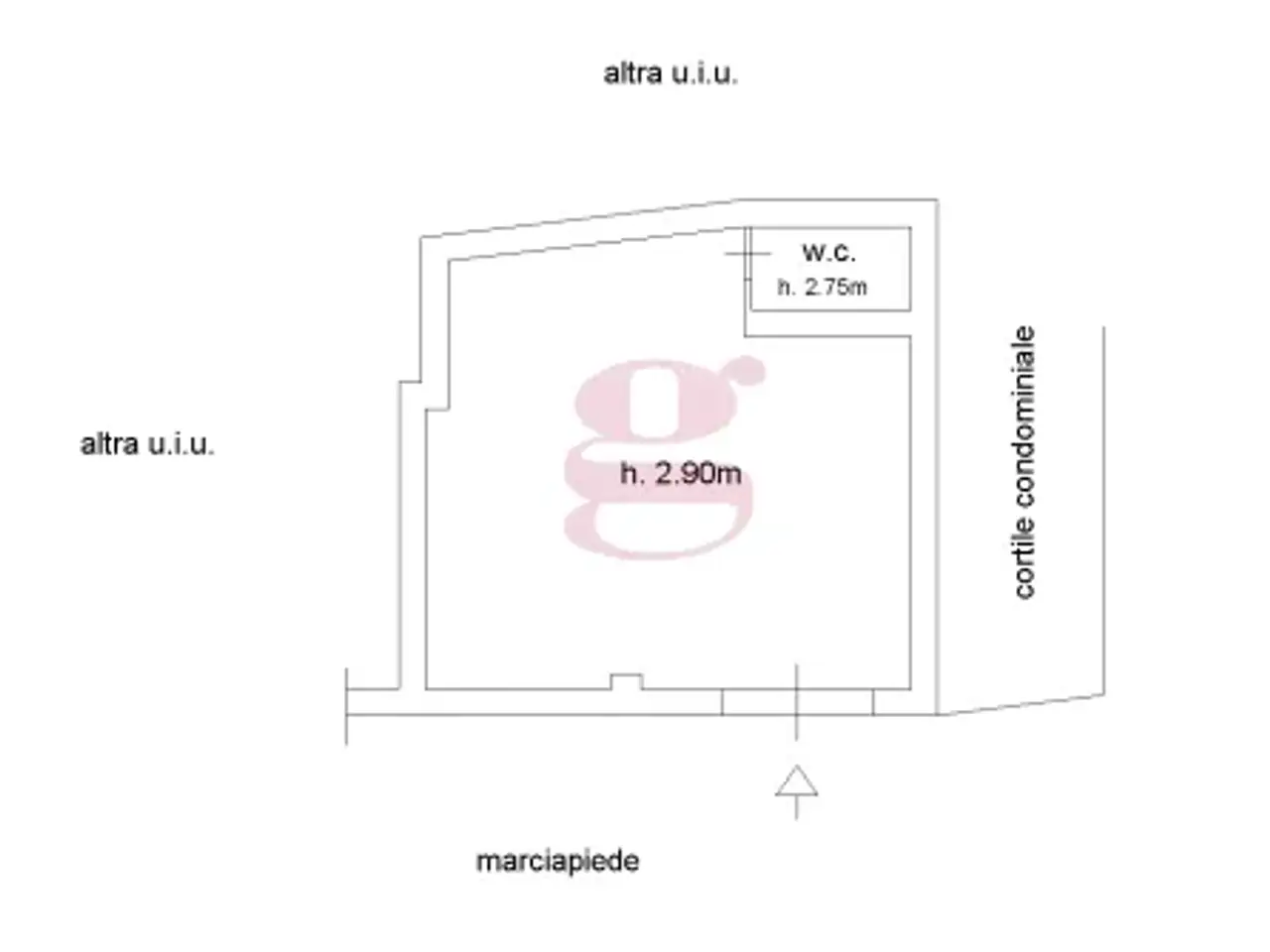 Negozio in Via Agerola , Gragnano, {3} - Planimetria 1