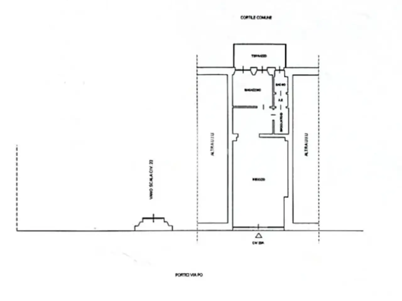 Negozio in Via Po 22, Torino, {3} - Planimetria 1