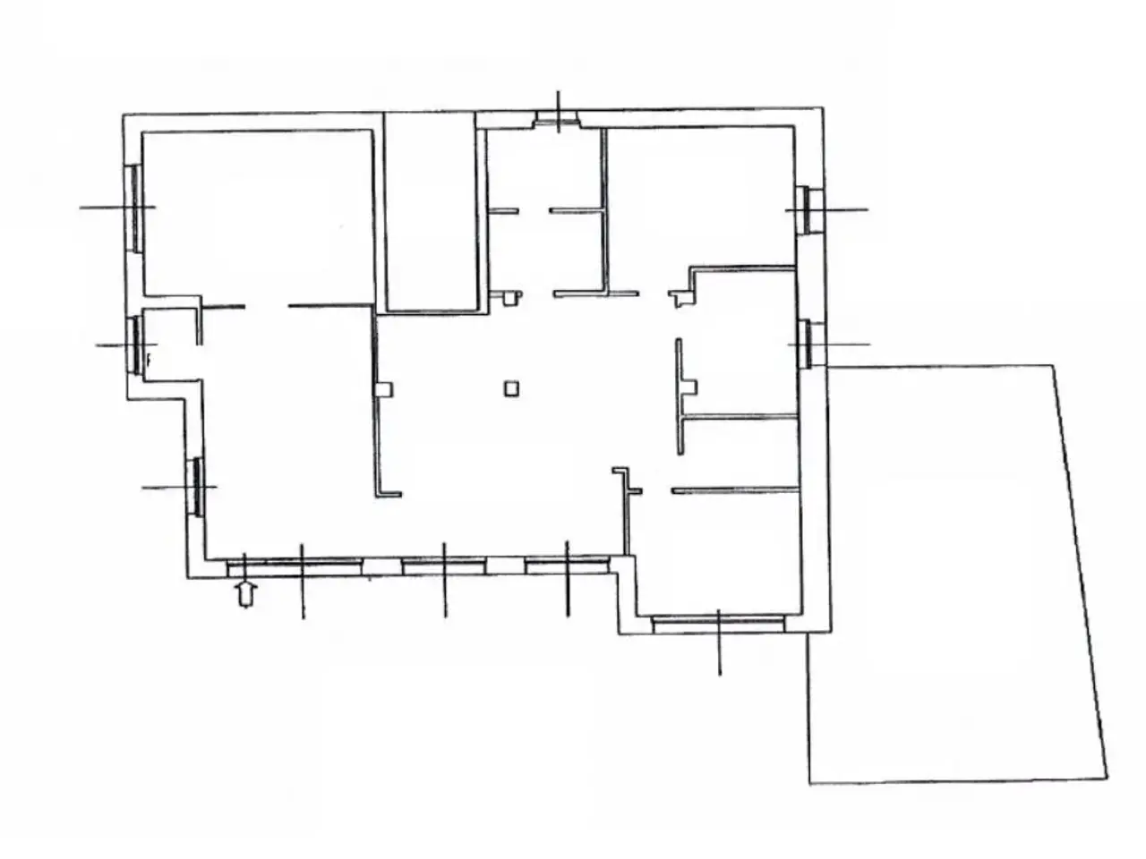 Ufficio in Via Risorgimento 1, Lecco, {3} - Planimetria 1
