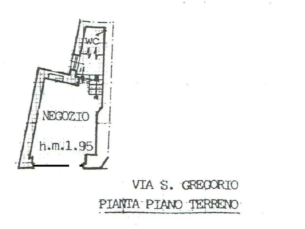 Negozio in San Gregorio  4, Busto Arsizio, {3} - Planimetria 1