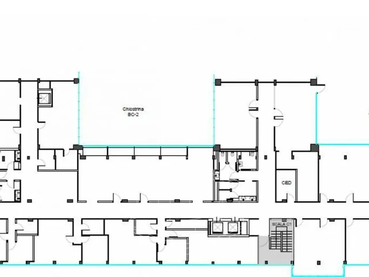 Ufficio in Osiense 131, Roma, {3} - Planimetria 1