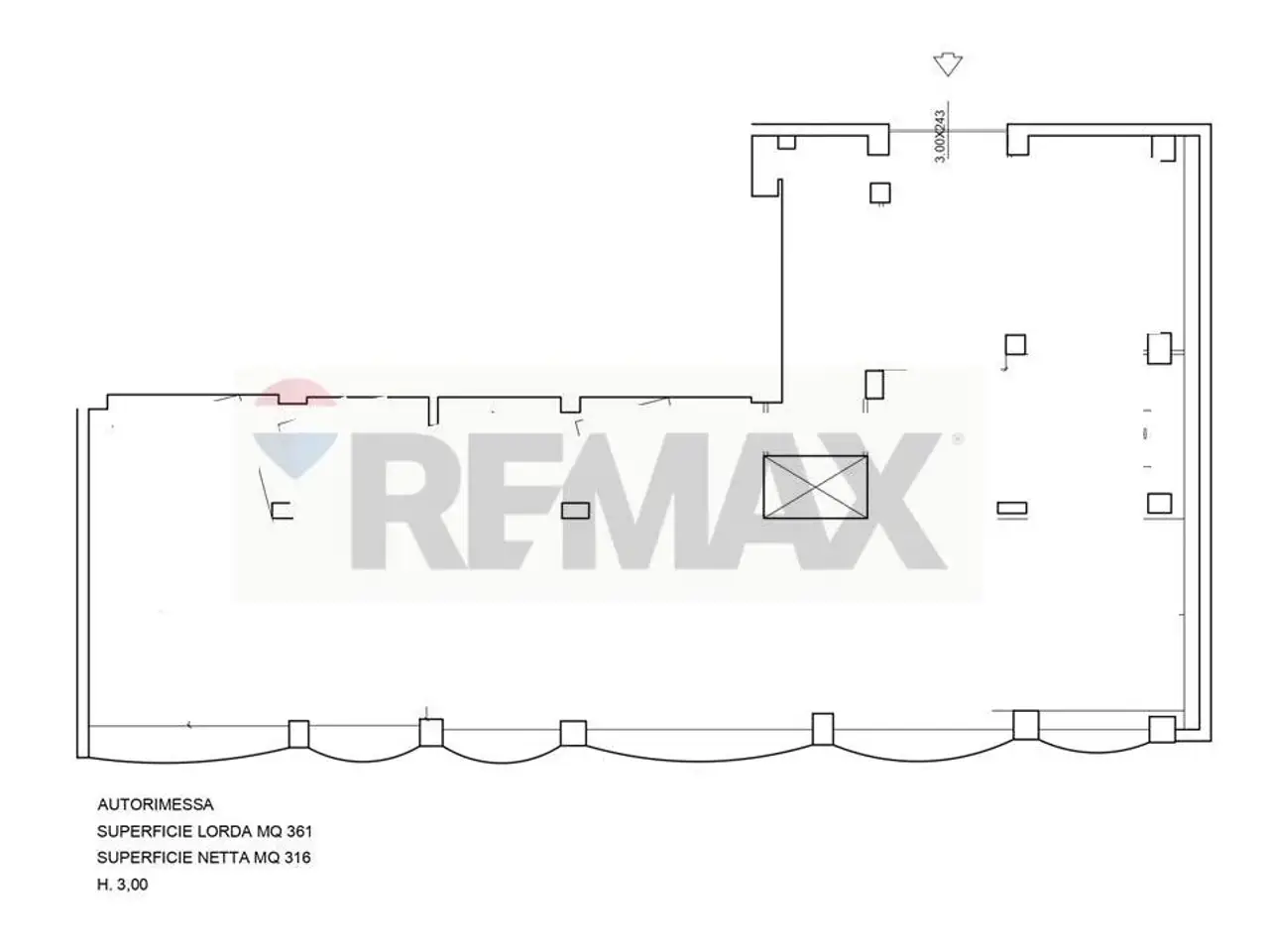 Magazzino in Via Roberto Lepetit 7, Roma, {3} - Planimetria 1