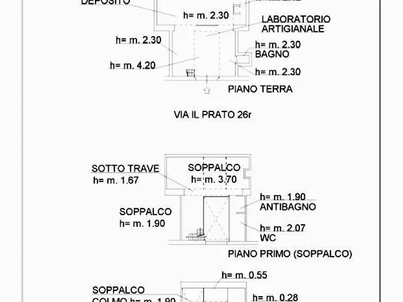 Ufficio in Via Il Prato 26r, Firenze, {3} - Planimetria 1