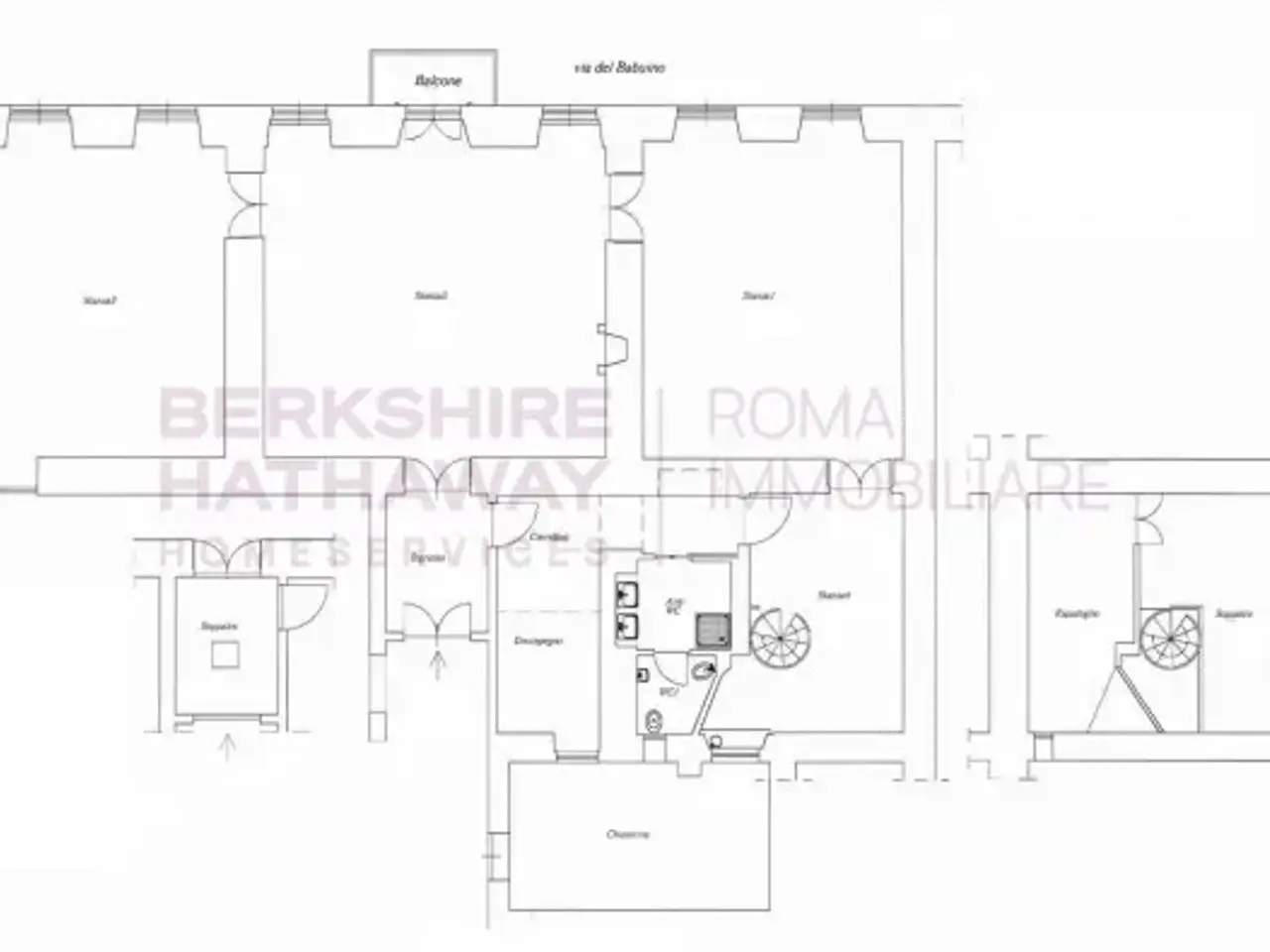 Ufficio in Via del Babuino, Roma, {3} - Planimetria 1