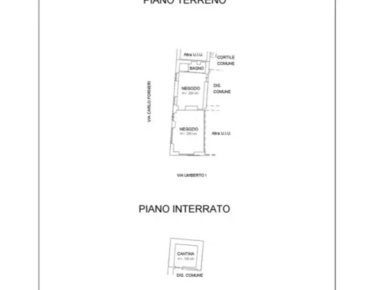 Negozio in Via Carlo Forneri 2, Carignano, {3} - Planimetria 1