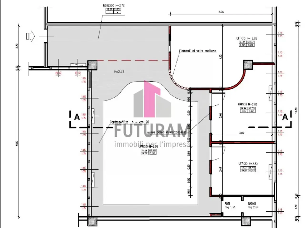 Ufficio in Strada Provinciale, Creazzo, {3} - Planimetria 1