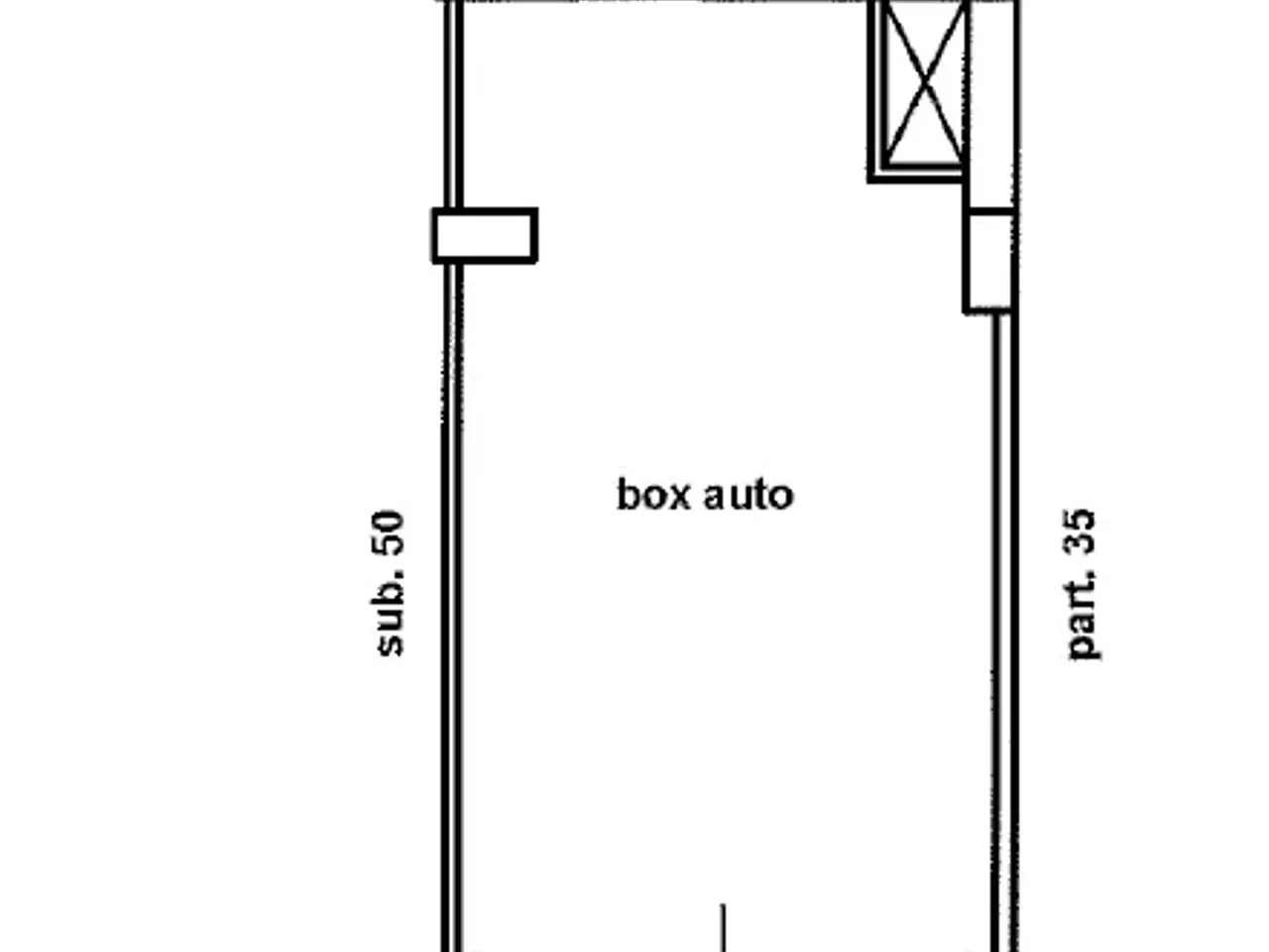 Parcheggio chiuso in Via Ugo Bassi 86, Messina, {3} - Planimetria 1
