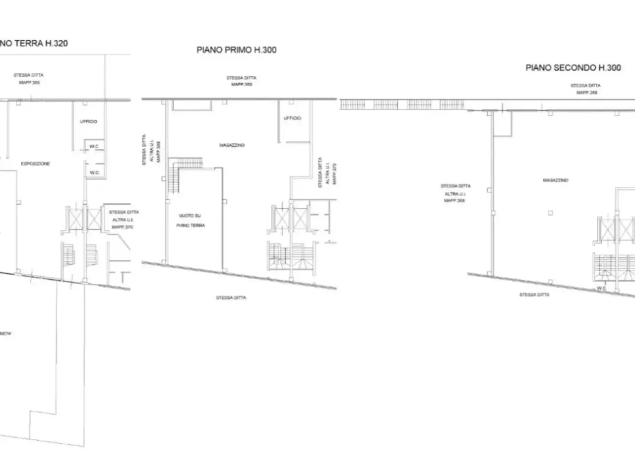 Palazzina commerciale in Via Monte Grappa Snc, Truccazzano, {3} - Planimetria 1