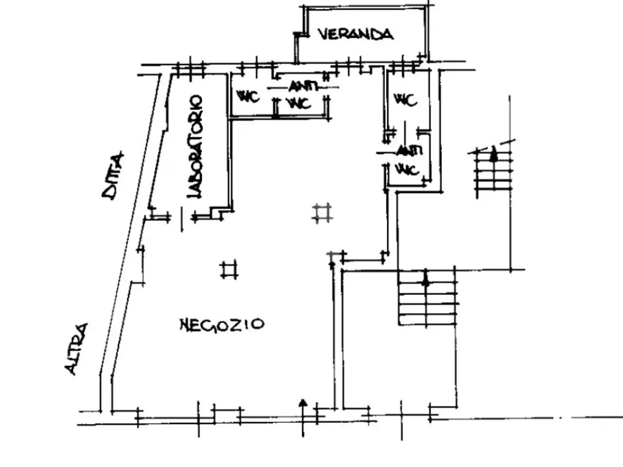 Negozio in C.So Francia 125, Rivoli, {3} - Planimetria 1