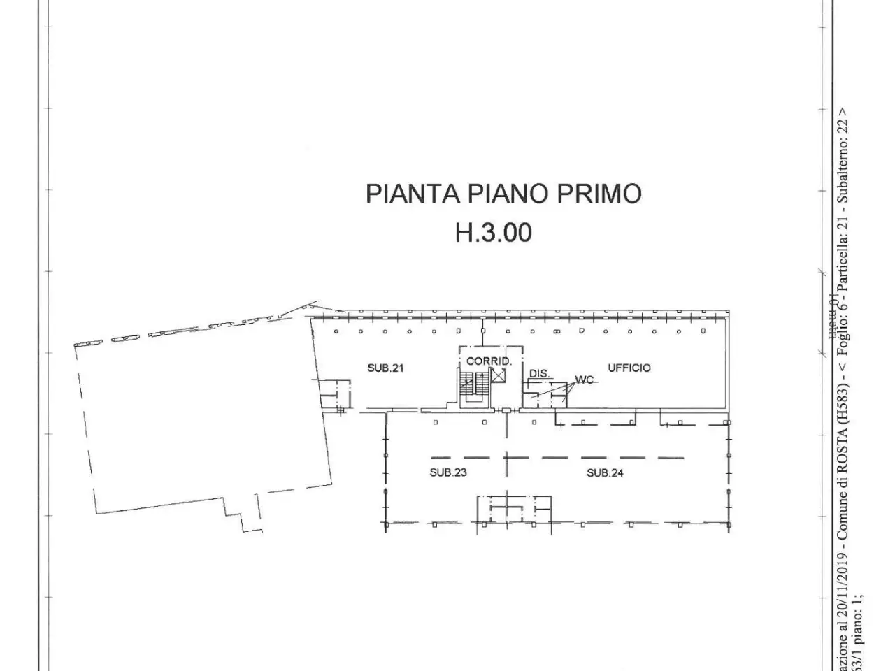 Negozio in Corso Moncenisio 63, Rosta, {3} - Planimetria 1