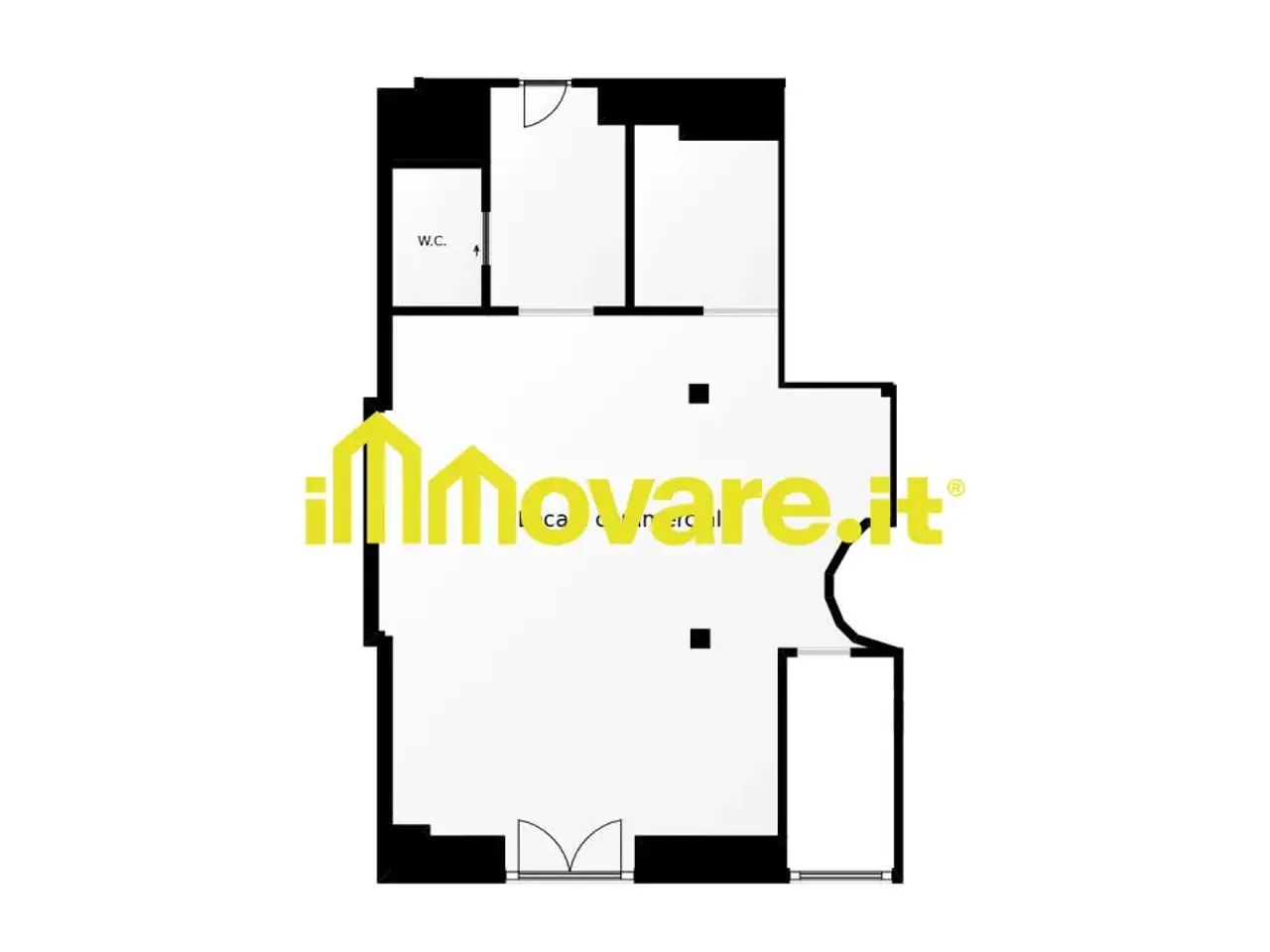 Negozio in Via Virgilio, Triggiano, {3} - Planimetria 1