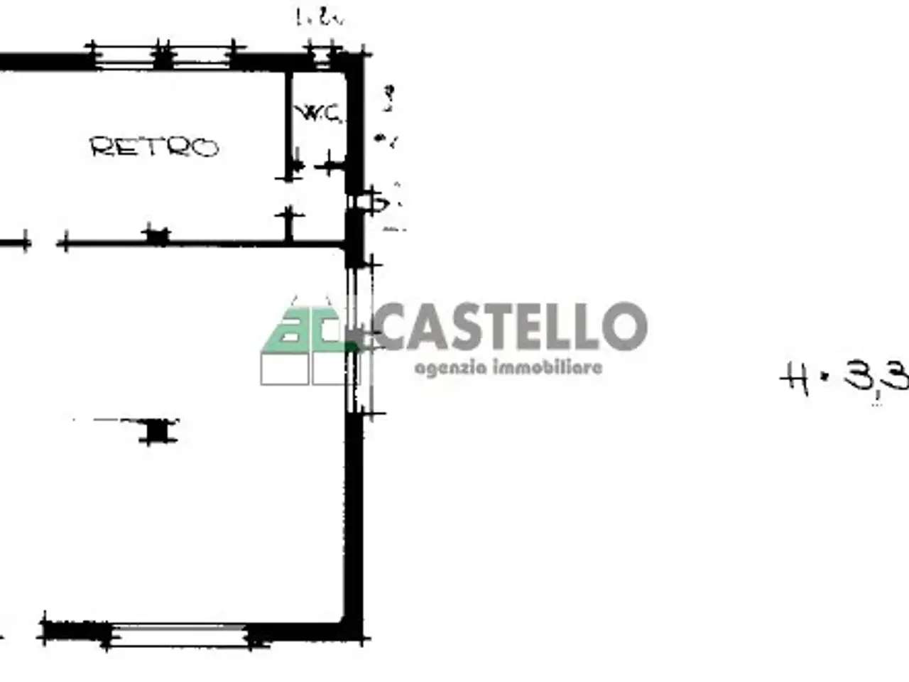 Negozio in Via Antonio Gramsci 2, Cadoneghe, {3} - Planimetria 1